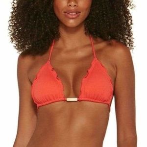 Vix Firenze Ripple Top - Coral - S